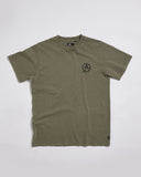 ALOHA BADGE TSHIRT - ARMY