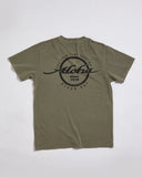 ALOHA BADGE TSHIRT - ARMY